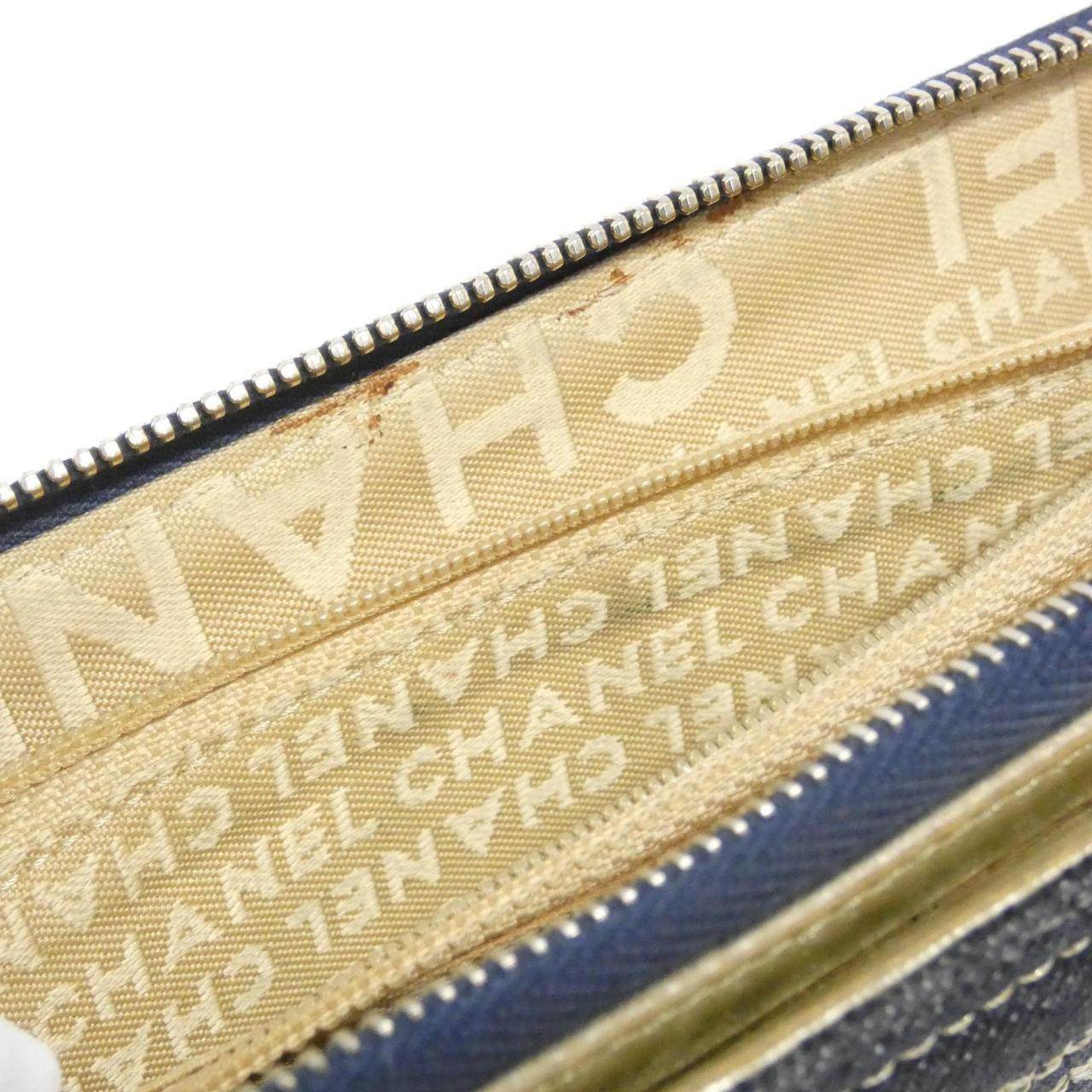 シャネル デニム 長財布
