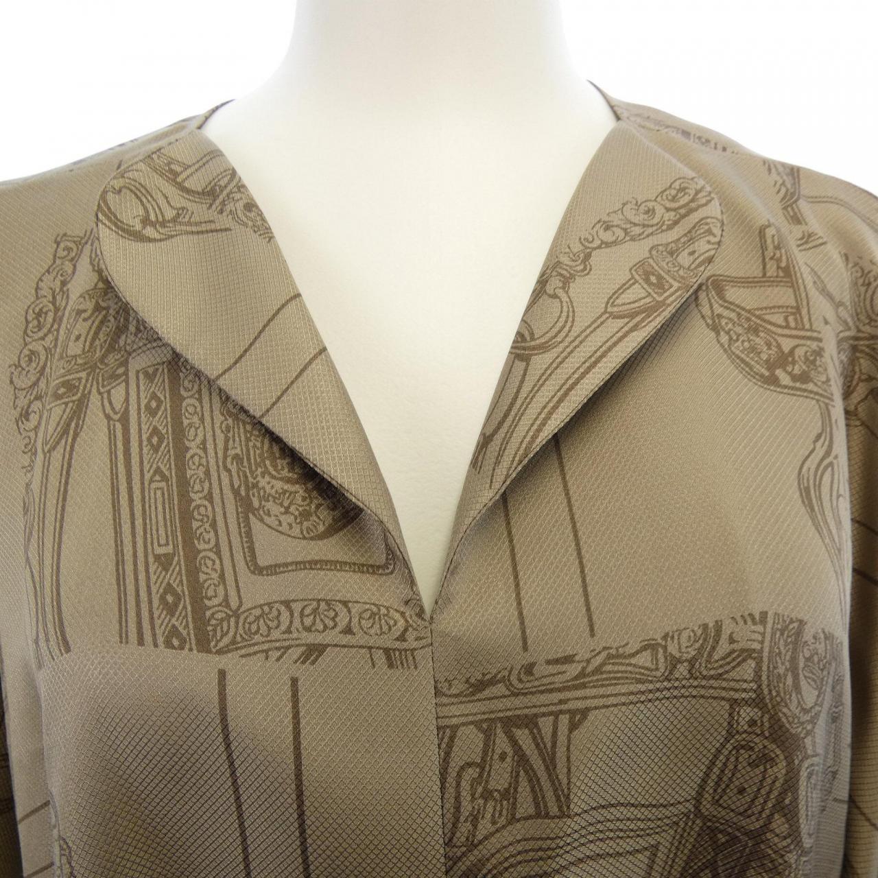 エルメス EN DESORDRE FINESSE シルクワンピース36