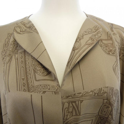 エルメス EN DESORDRE FINESSE シルクワンピース36