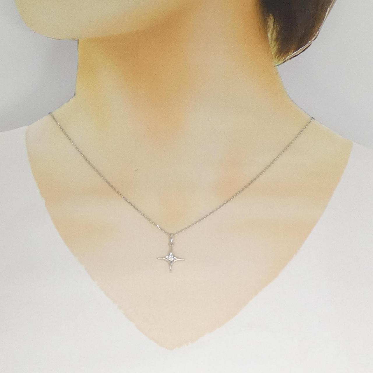 Pt900ダイヤモンドネックレス