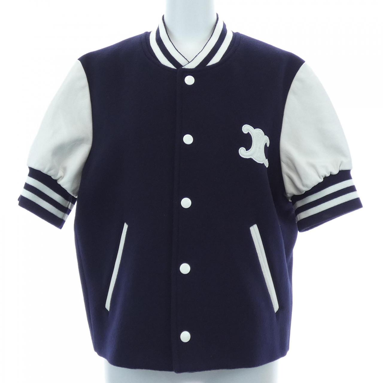 セリーヌ トリオンフ CHELSEA TEDDY カシミヤ スタジャン