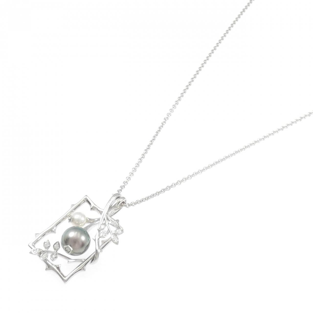 ミキモト Au750パールネックレス