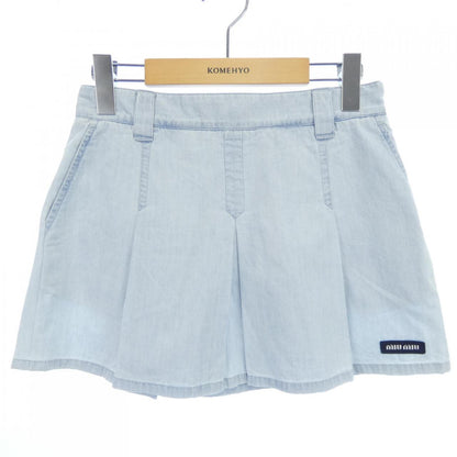 ミュウミュウ MIU MIU Logo Label スカート
