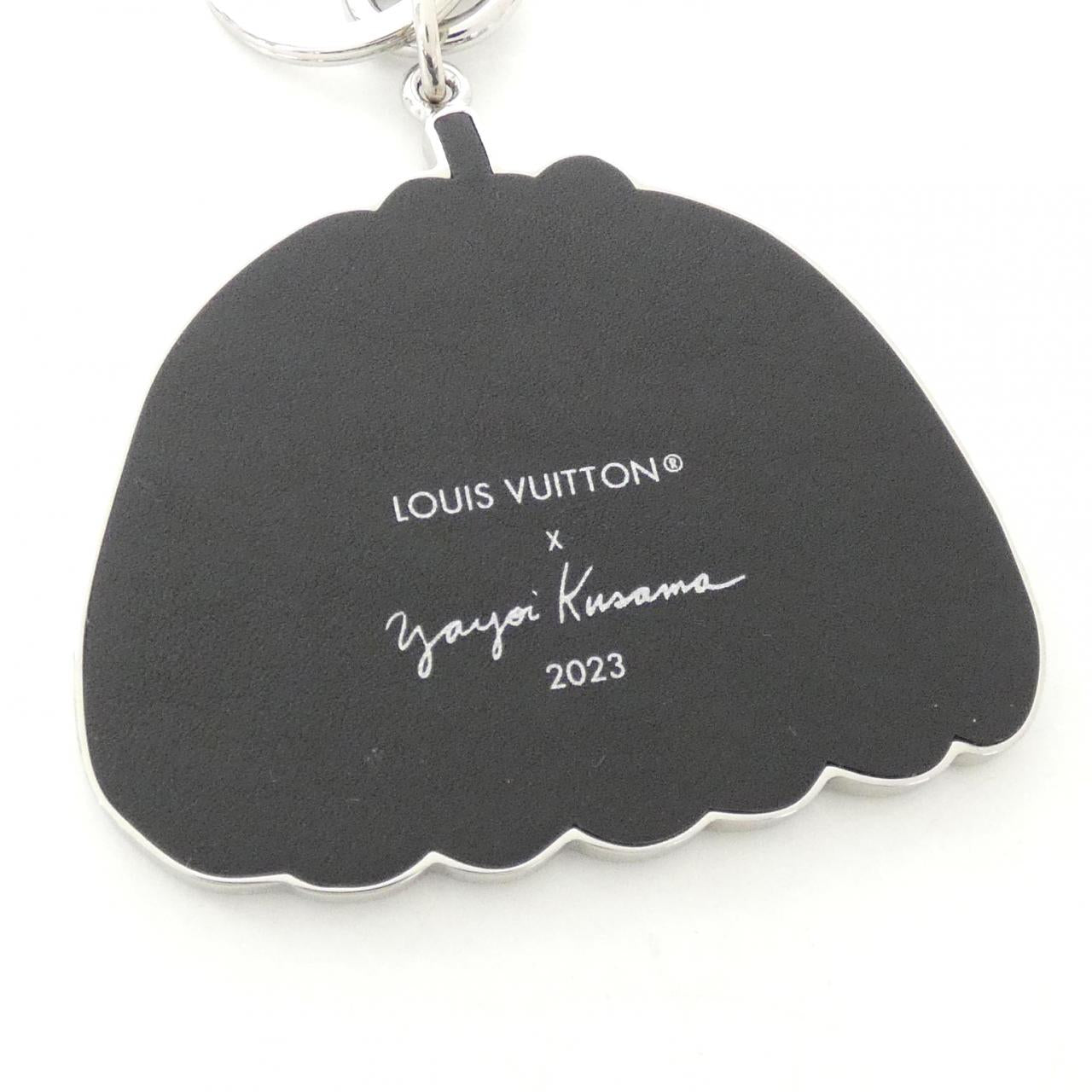 ルイヴィトン LV X YK ポルトクレ パンプキン カーフ キーリング 限定