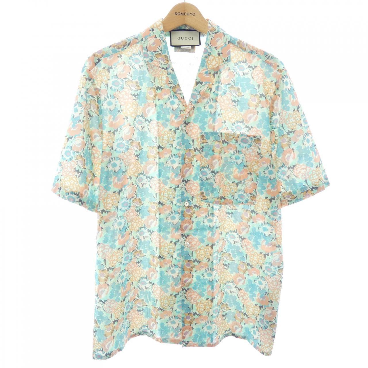 グッチ LIBERTY LONDON 半袖シャツ