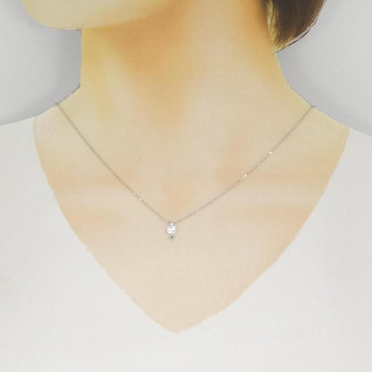 Pt850ダイヤモンドネックレス