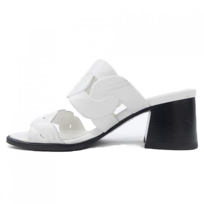 エルメス Gaby Chaine Gourmet Chaine Torsade ナッパサンダル35.5