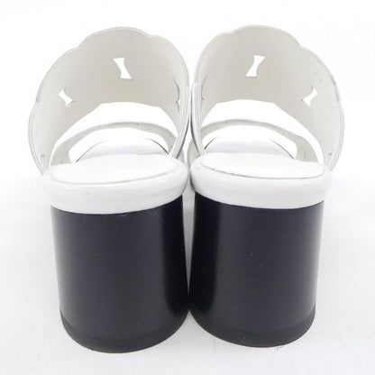 エルメス Gaby Chaine Gourmet Chaine Torsade ナッパサンダル35.5