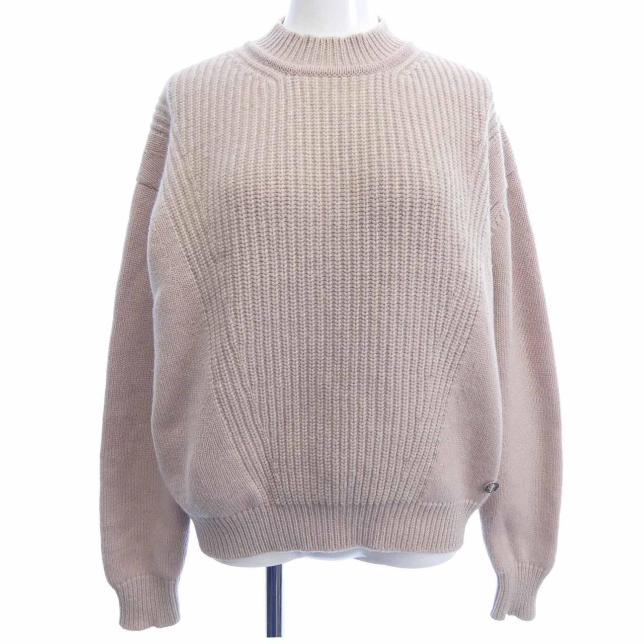 エルメス ジャージーリブ カシミヤニット