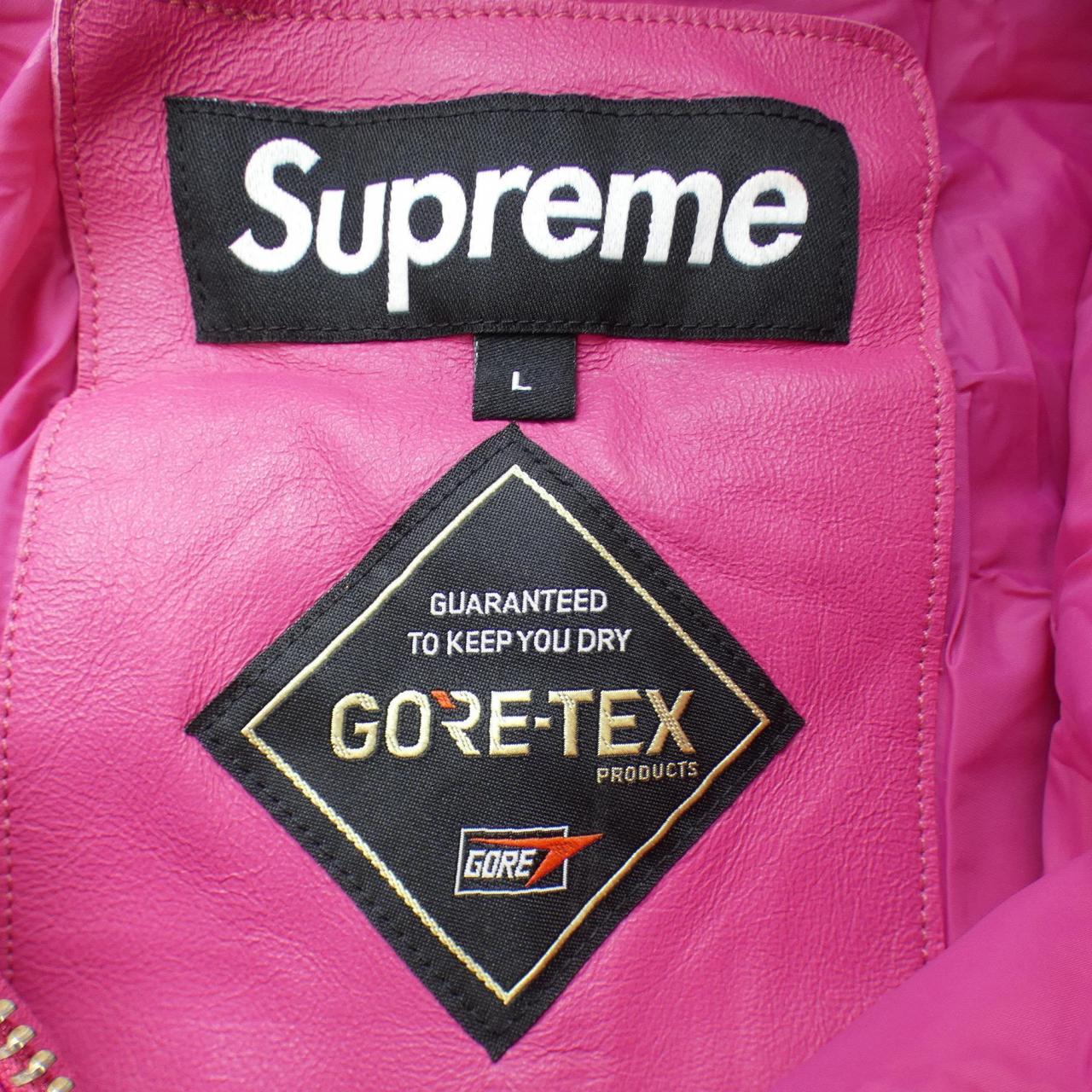 シュプリーム GORE-TEX レザージャケット