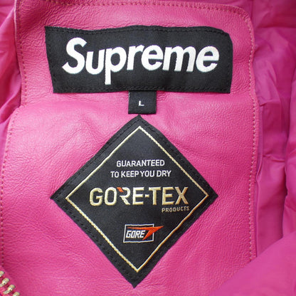 シュプリーム GORE-TEX レザージャケット