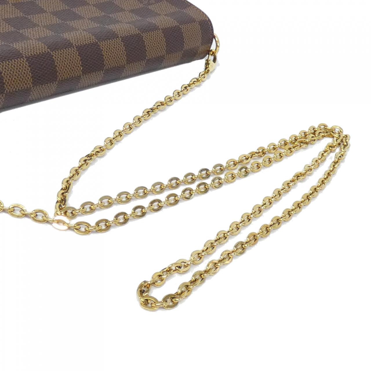 ルイヴィトン ダミエ ポシェットフェリシー ショルダーバッグ