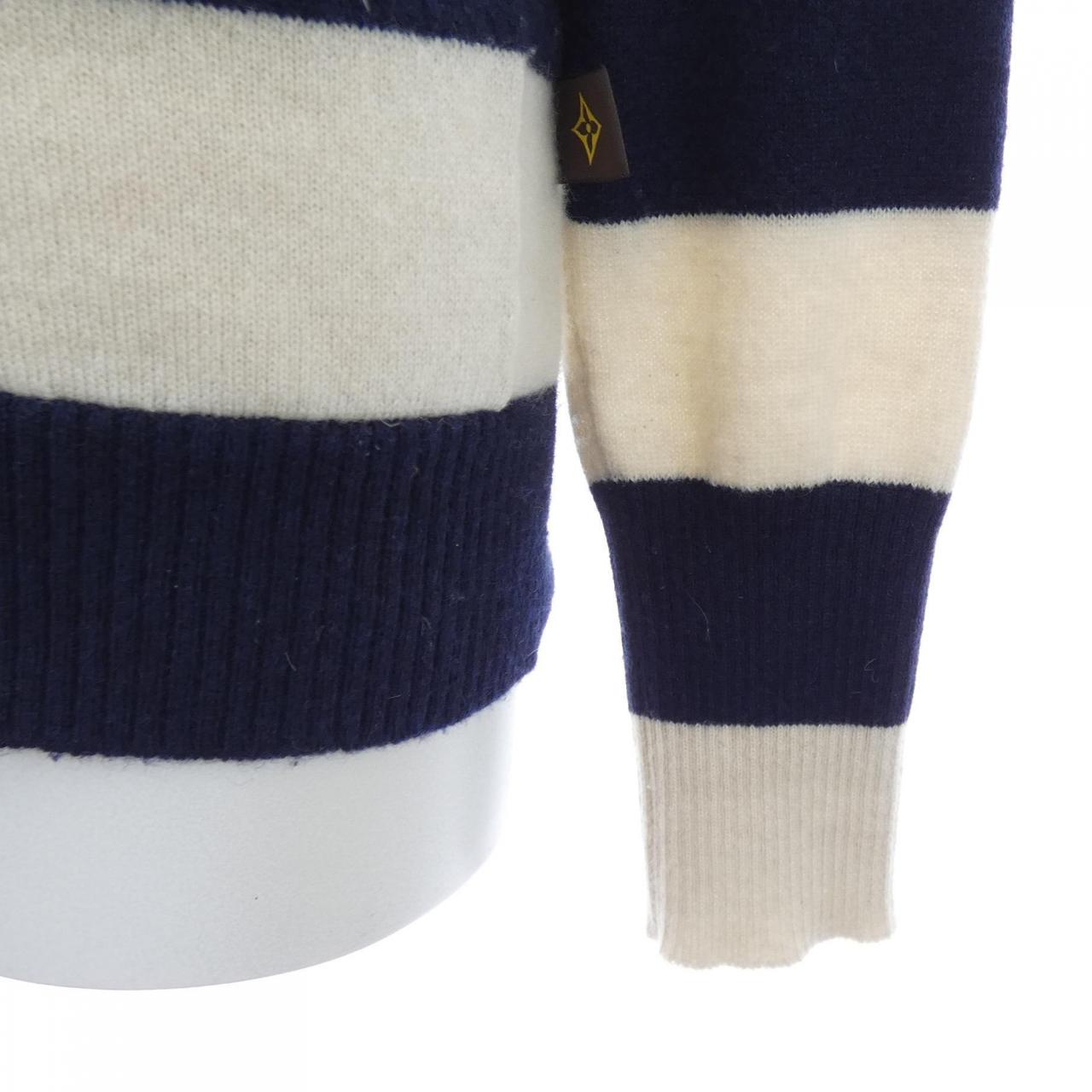ルイヴィトン Chunky Striped Cardigan カシミヤカーディガン