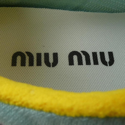 ミュウミュウ Gymnasium テクニカルファブリック スエード スニーカー