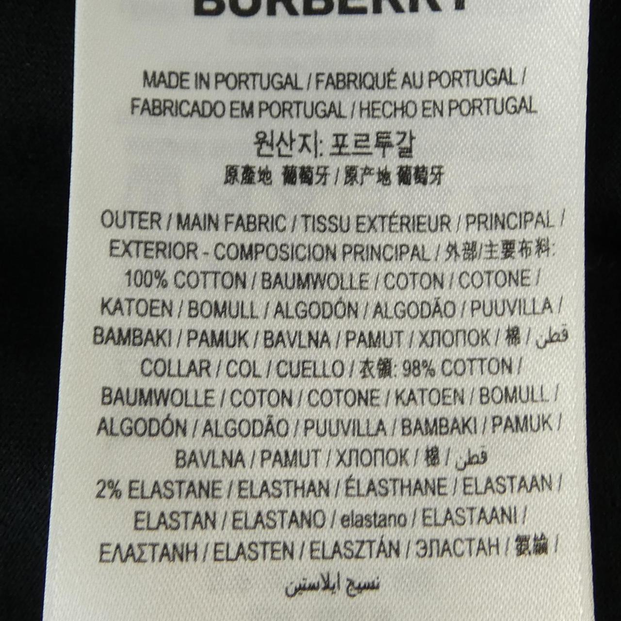 バーバリー コットンTシャツ