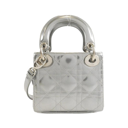 クリスチャンディオール エナメルショルダーバッグ