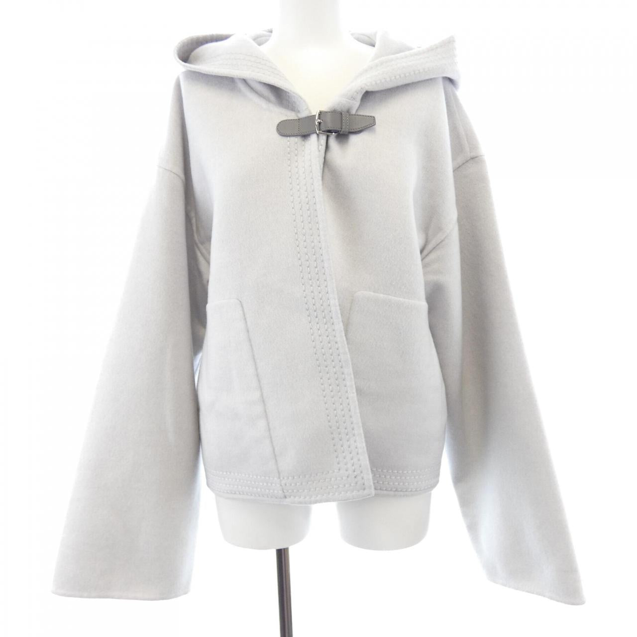エルメス アルビオンHパッサン カシミヤジャケット