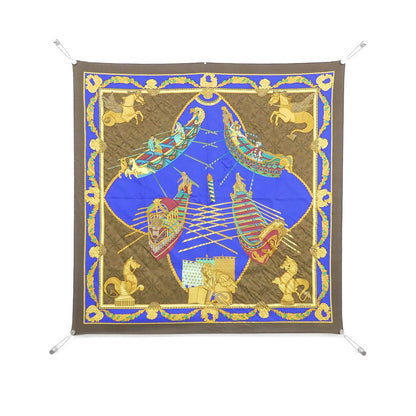 エルメス LES BISSONE DE VENISE シルクスカーフ