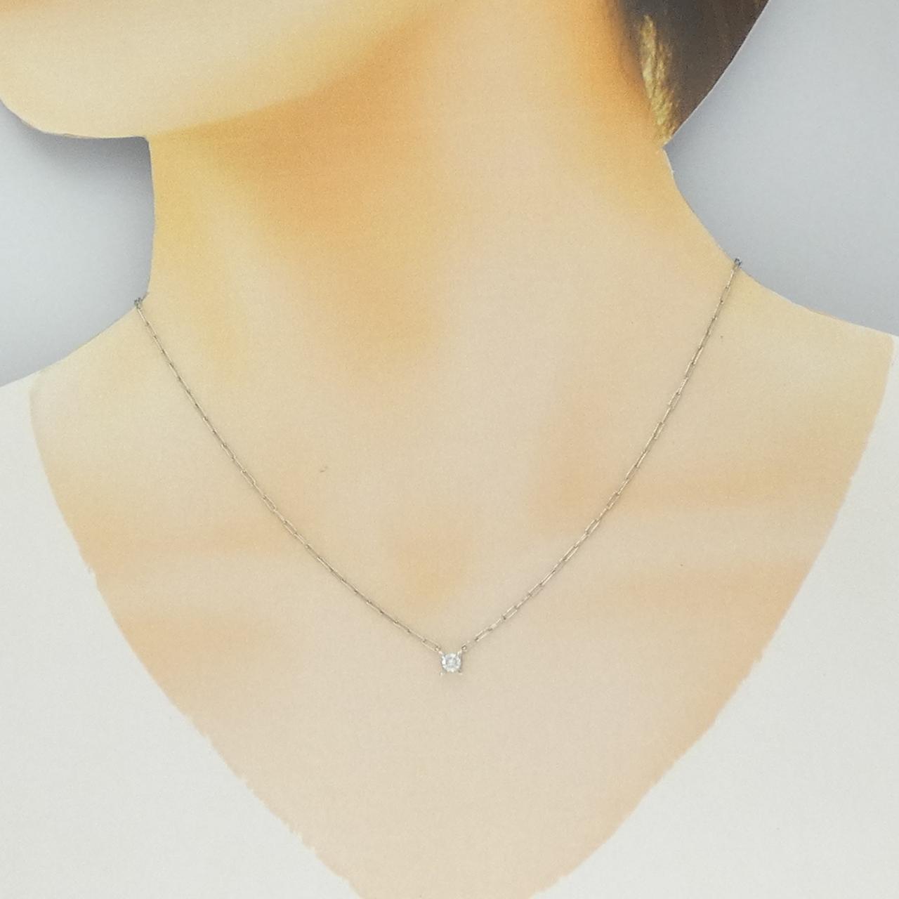 プラチナ850 ダイヤモンドネックレス