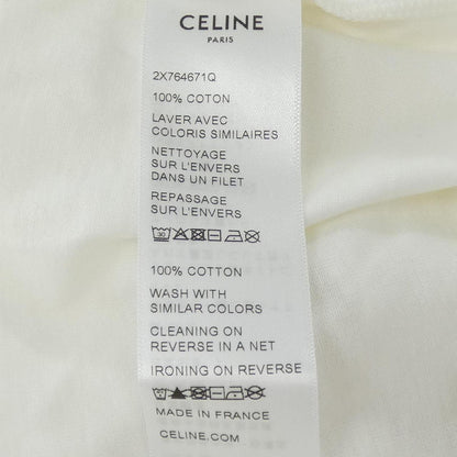 セリーヌ CELINEプリント コットンTシャツ