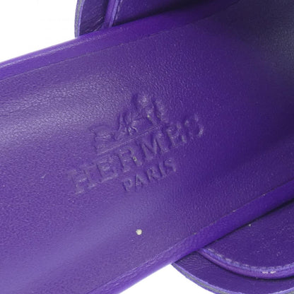 エルメス Hannah55 レザーサンダル