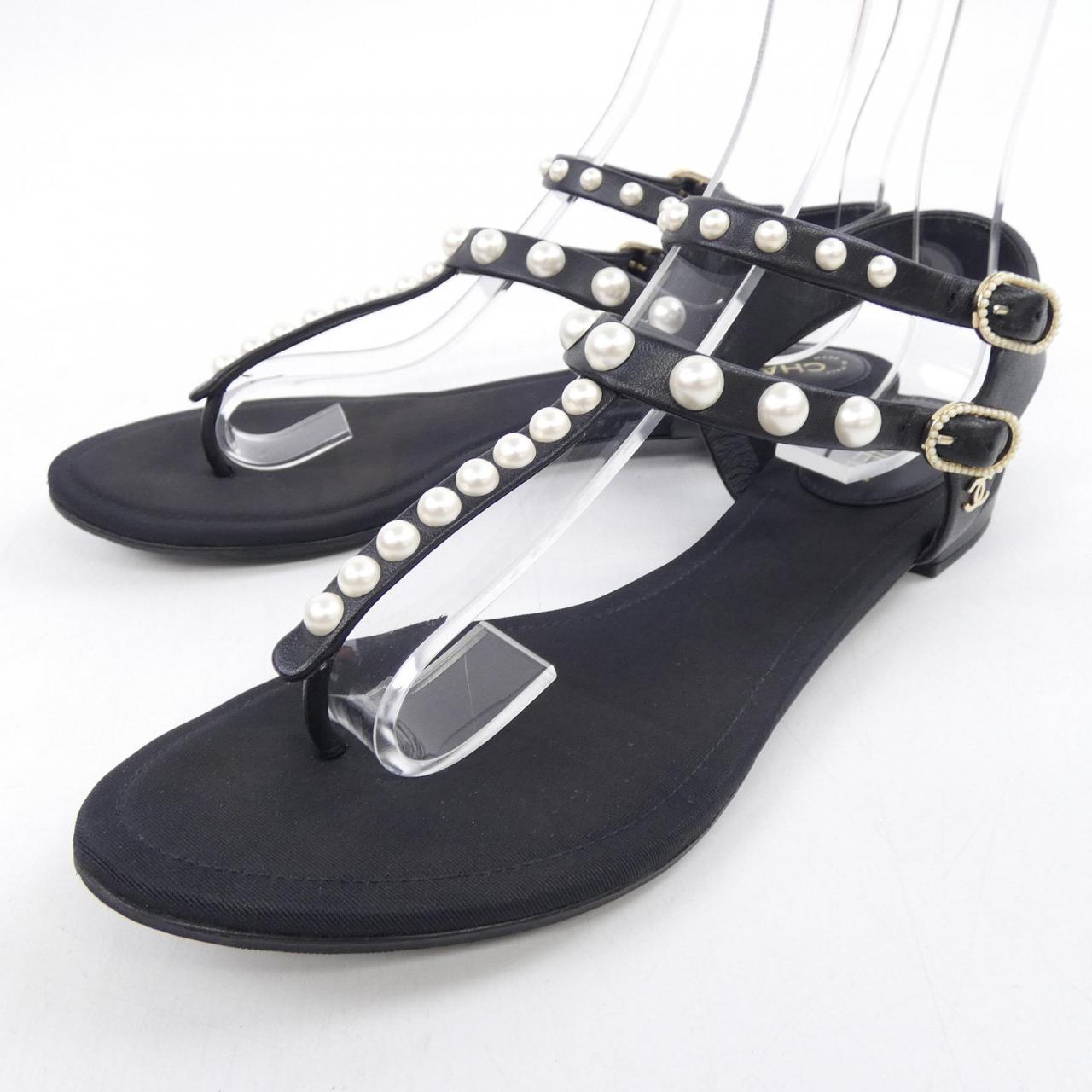 シャネル THONGS ラムスキン サンダル