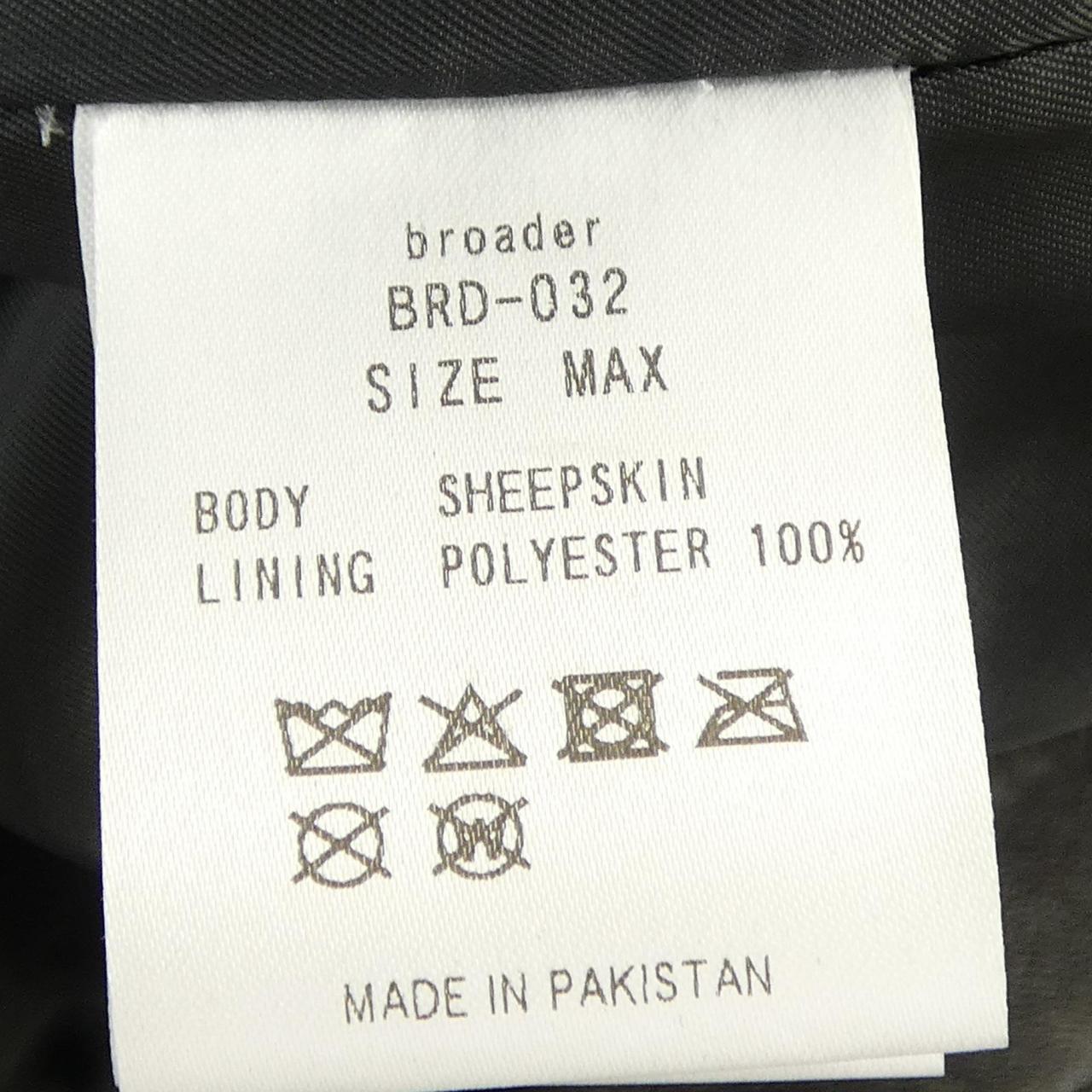 broader シープレザージャケット