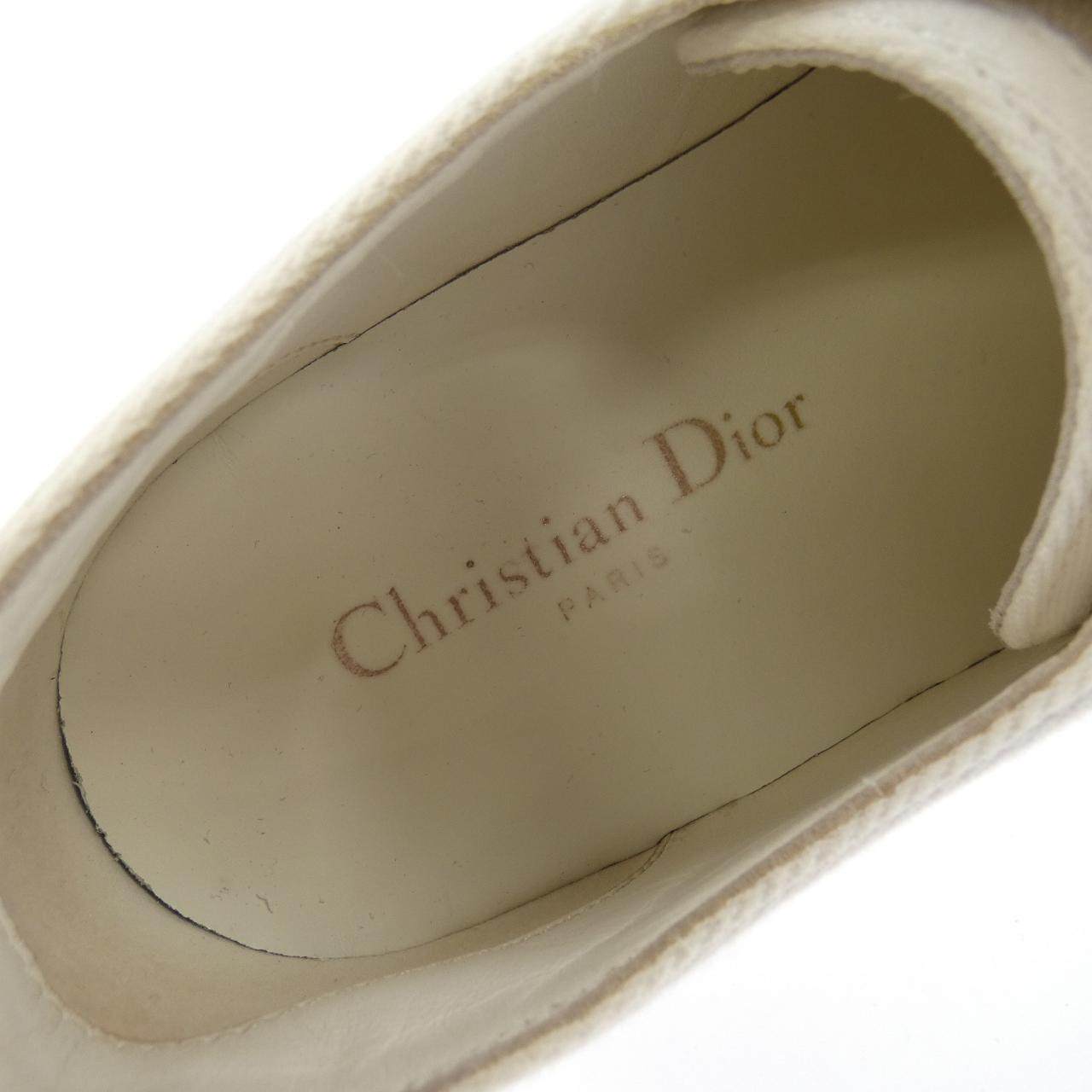 クリスチャンディオール WALK'N'DIOR J'ADIOR シグネチャー コットンキャンバス スニーカー