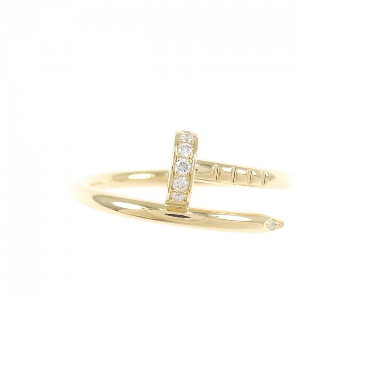 カルティエ ジュストアンクル 750イエローゴールド リング 9号