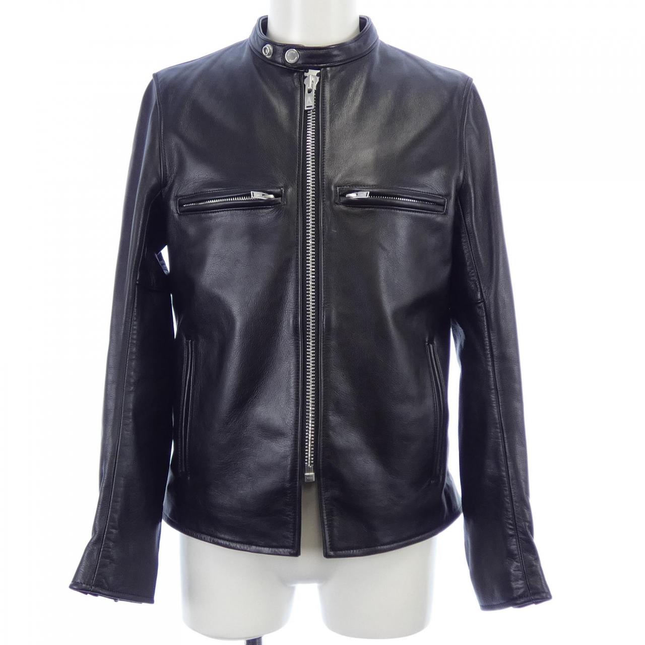 A LEATHER カウレザージャケット
