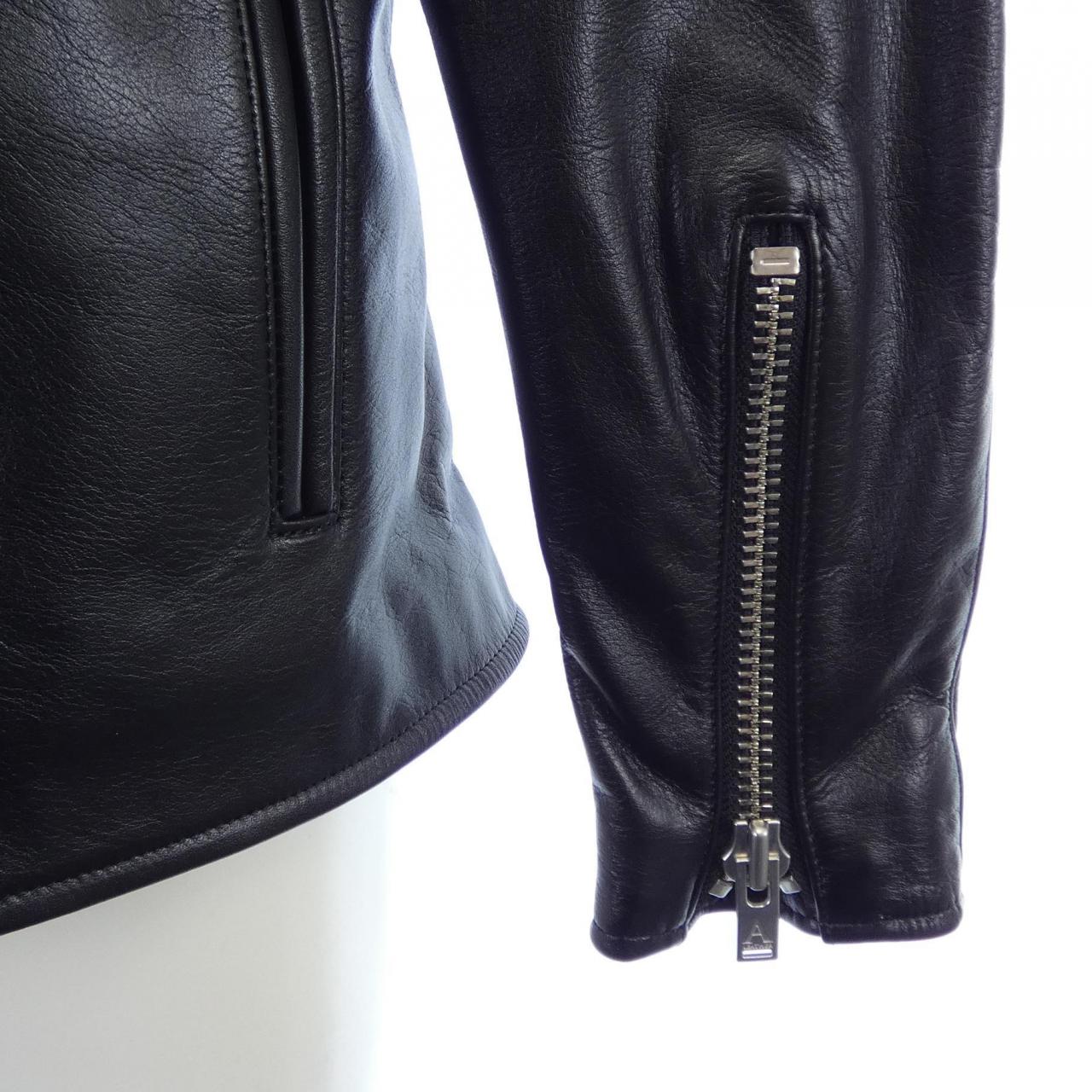 A LEATHER カウレザージャケット