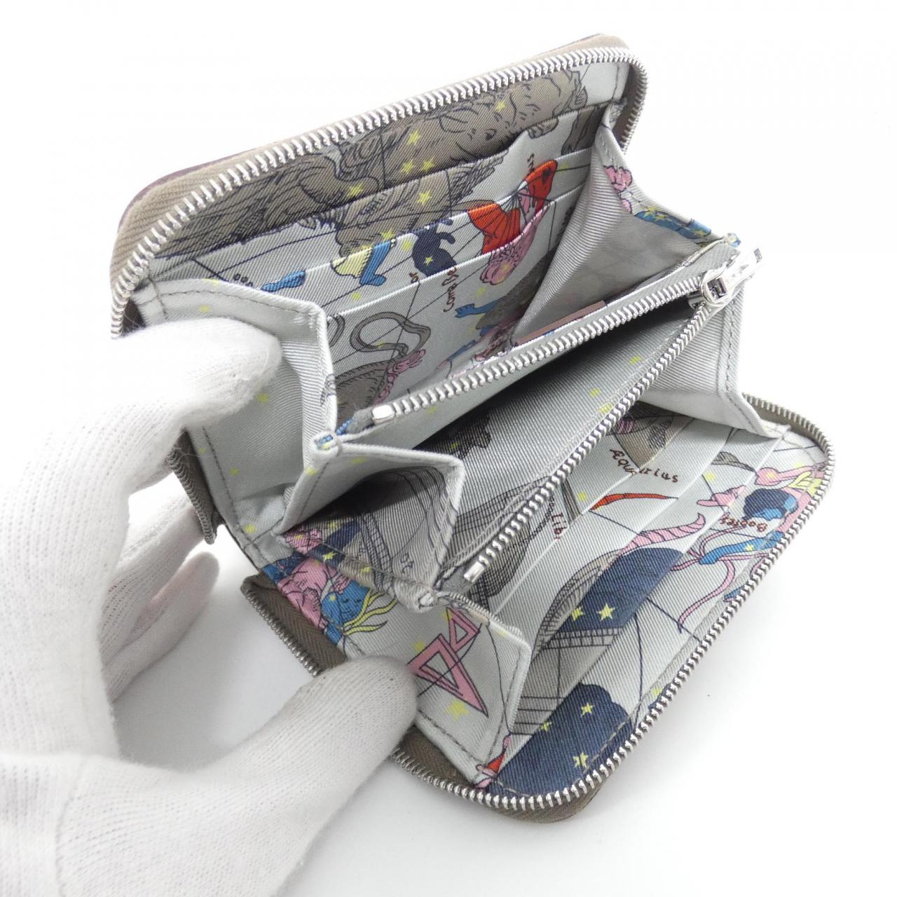 エルメス ZODIAQUE シルクインコンパクト エヴァーカラー 財布
