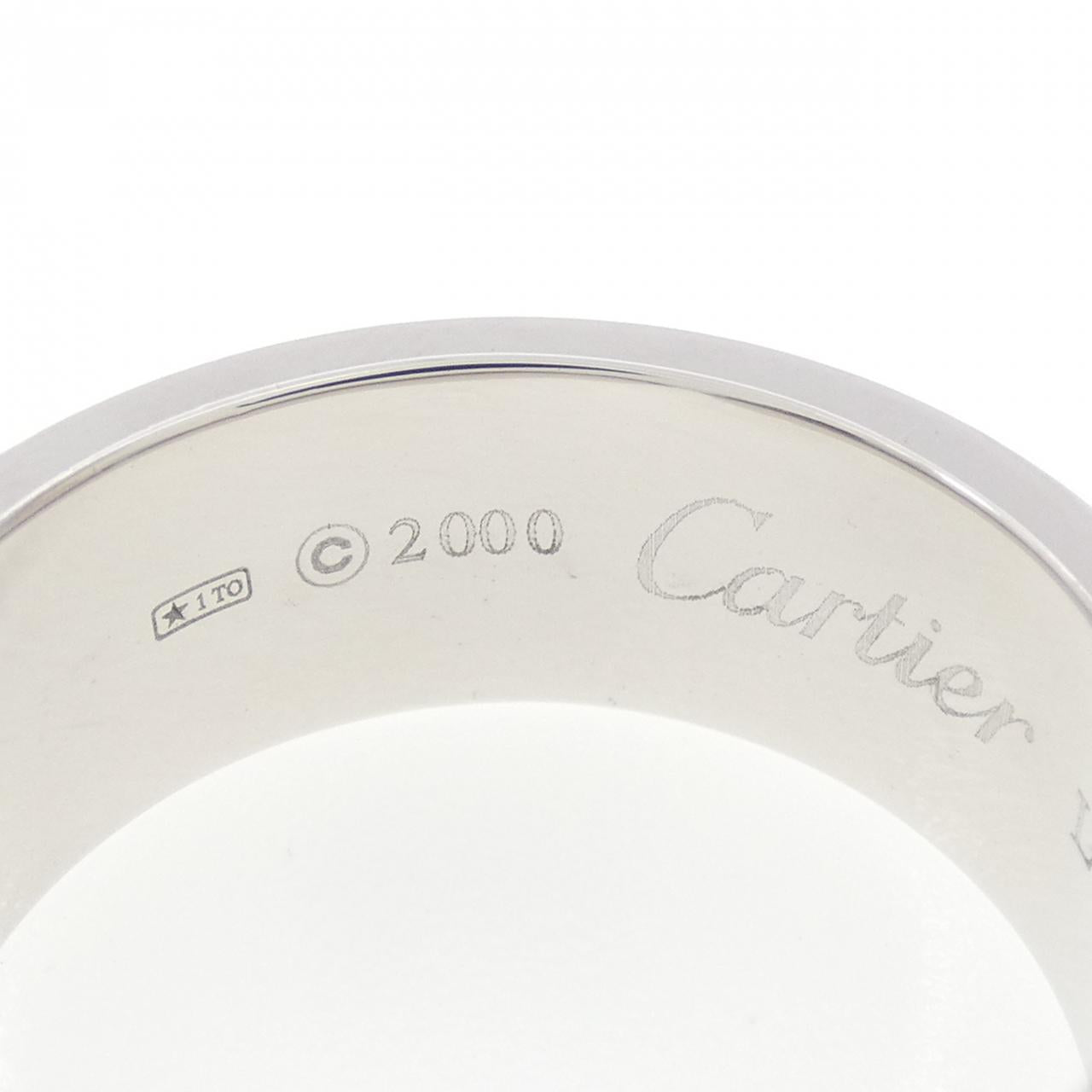 カルティエ C2 750ホワイトゴールド 限定 リング 17号