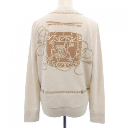 エルメス LES TAMBOURS カシミヤカーディガン