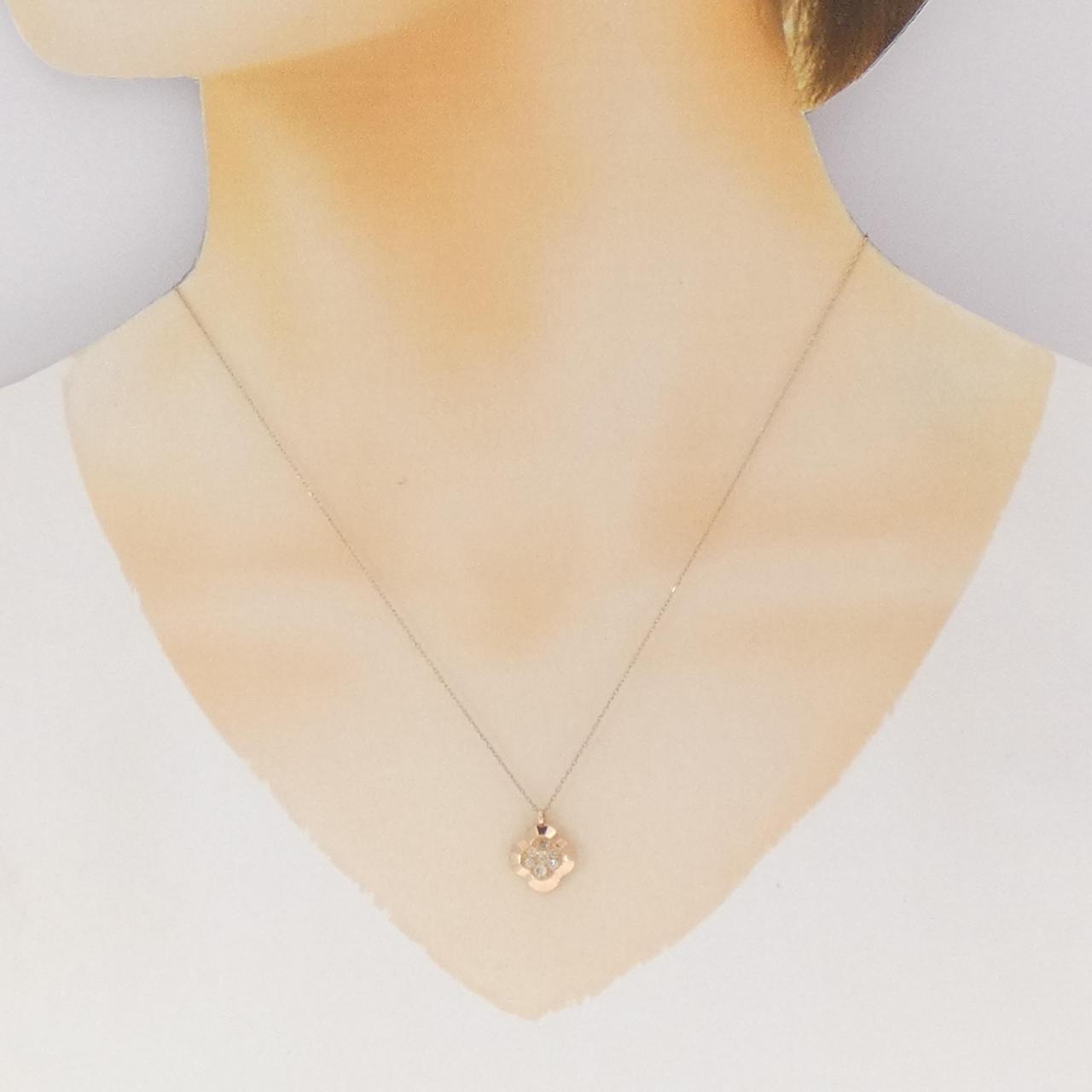 カシケイ Au750 ダイヤモンドネックレス