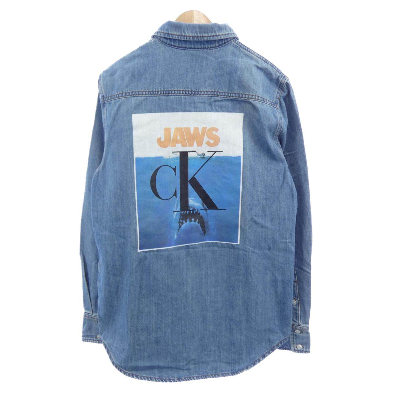 カルバンクライン205W39NYC JAWS コットンシャツ