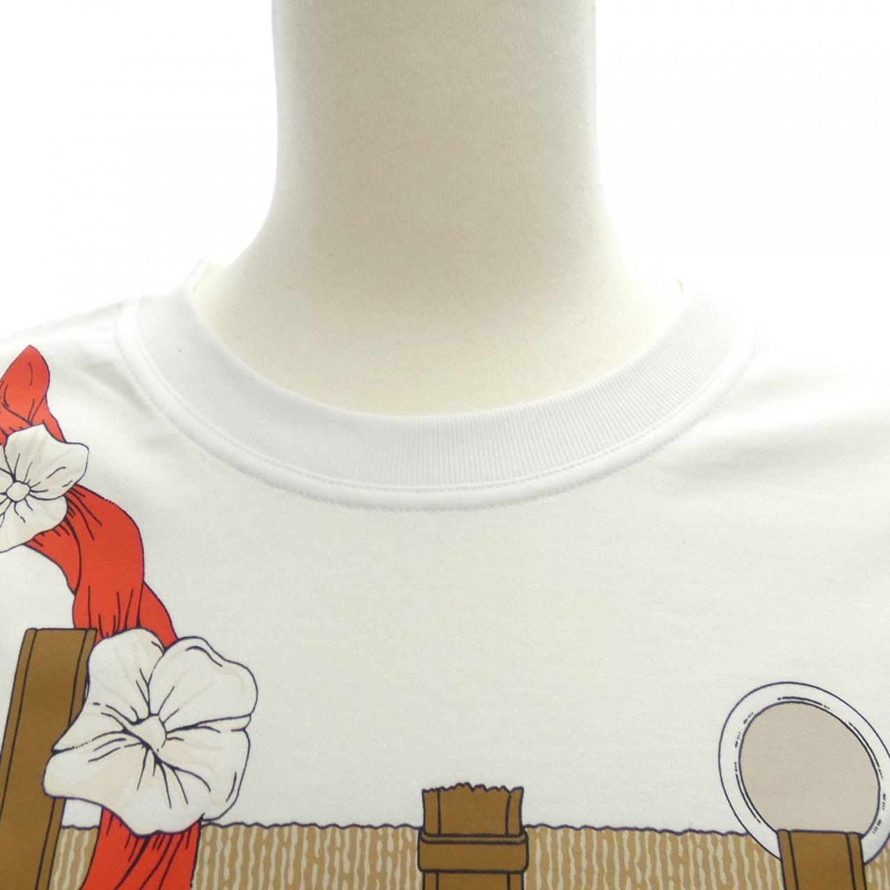 エルメス カルトゥッシュ グランマネージュ コットン Tシャツ