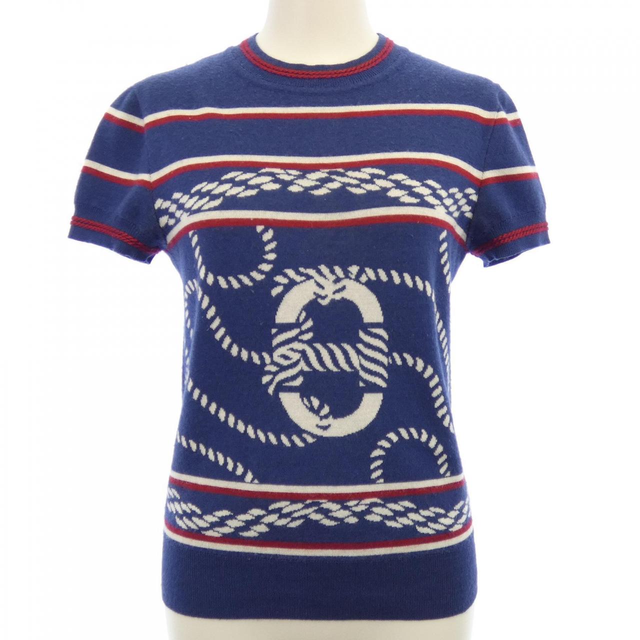 エルメス CANOE CHAINE D'ANCRE カシミヤ混ニット