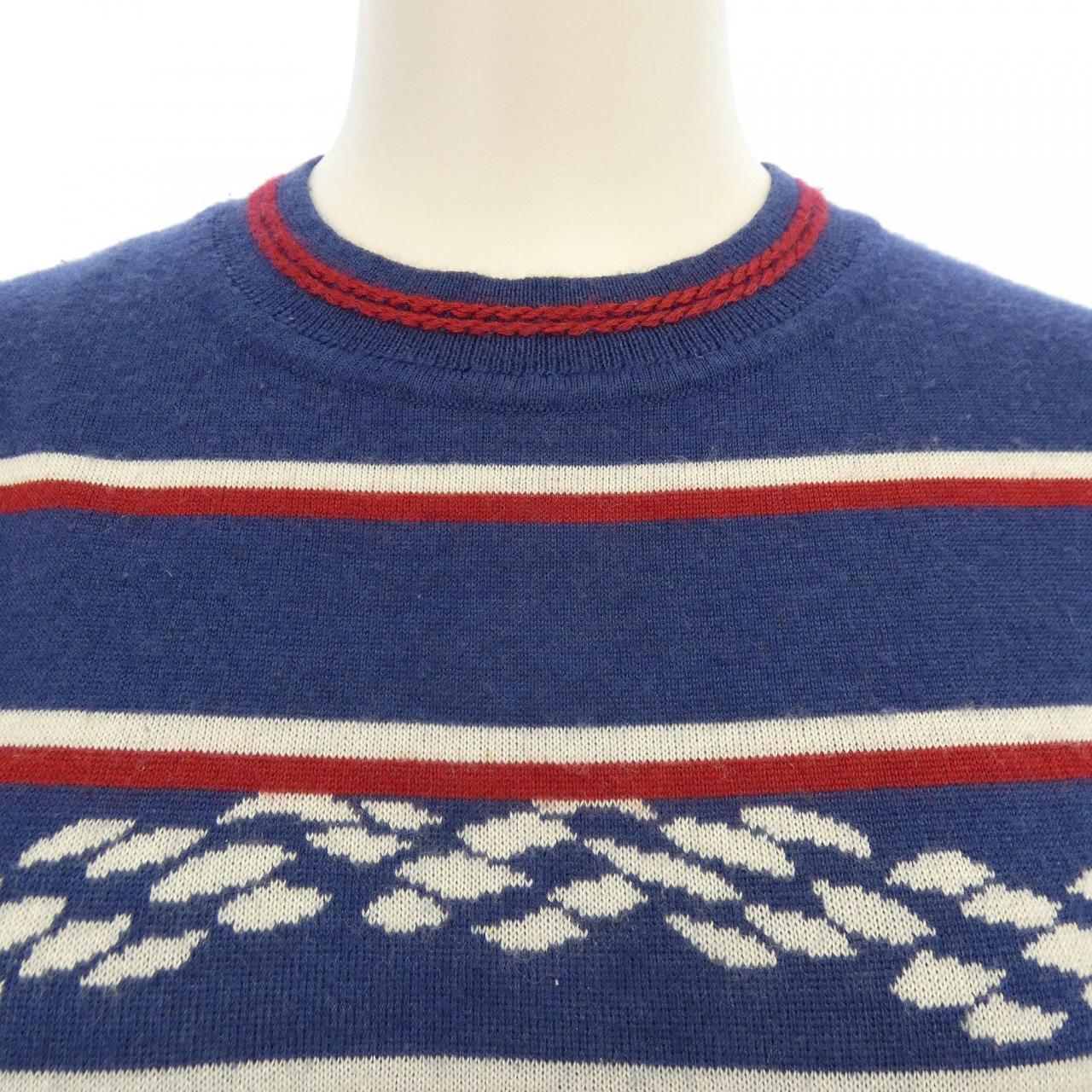 エルメス CANOE CHAINE D'ANCRE カシミヤ混ニット