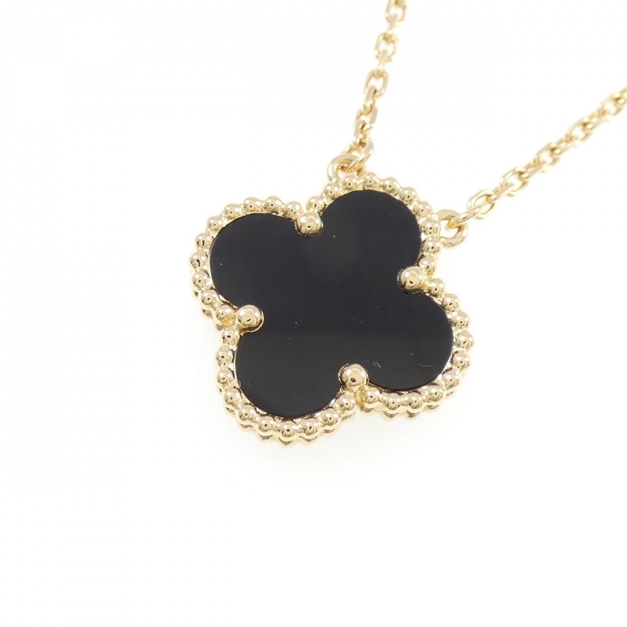 ヴァンクリーフアーペル ヴィンテージアルハンブラ 750イエローゴールド ネックレス