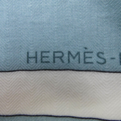 エルメス EX-LIBRIS シルクカシミヤショール