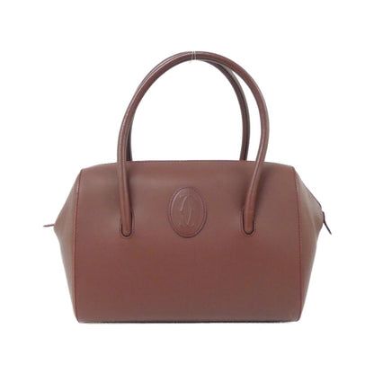 カルティエ レザーボストンバッグ