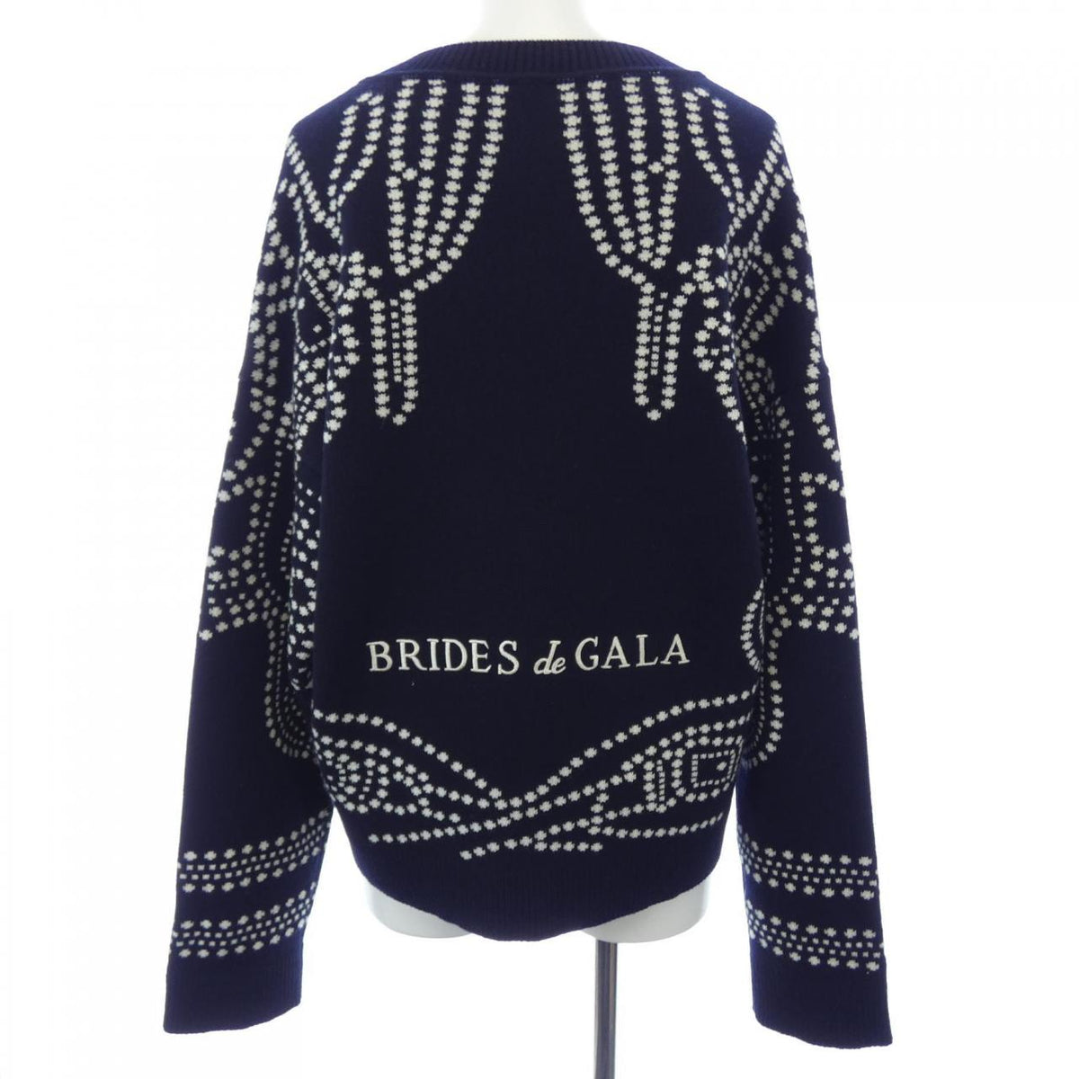 エルメス BRIDES DE GALA カシミヤカーディガン