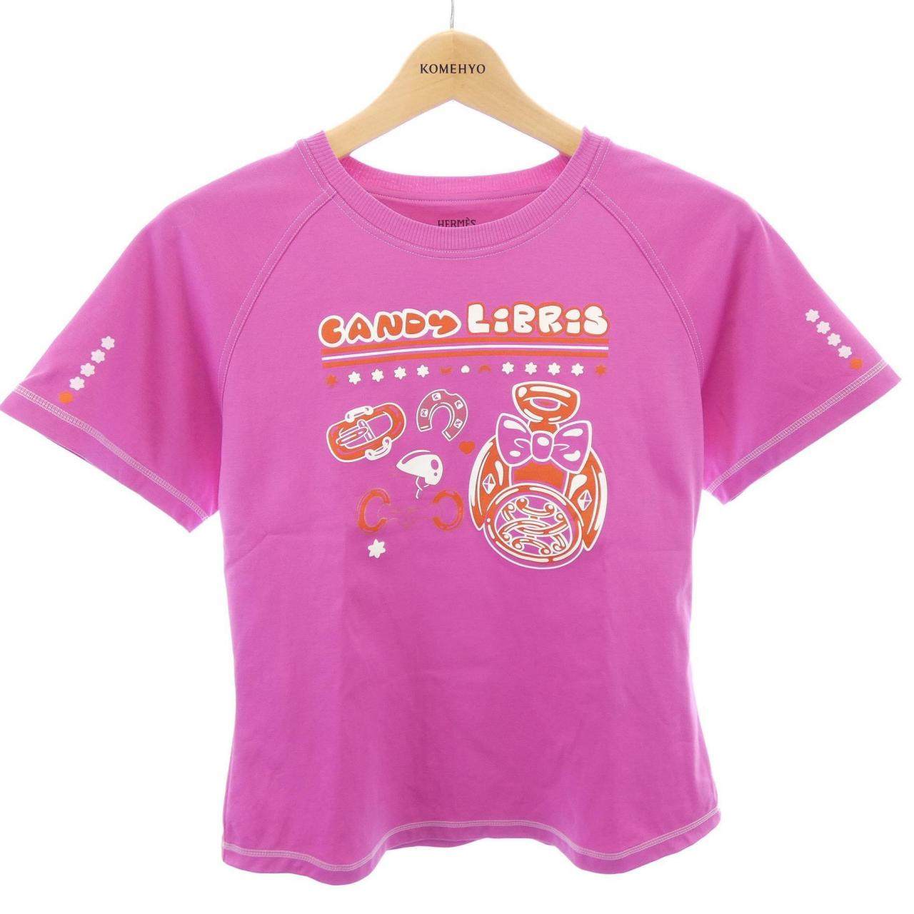 エルメス CANDY LIBRIS コットンTシャツ