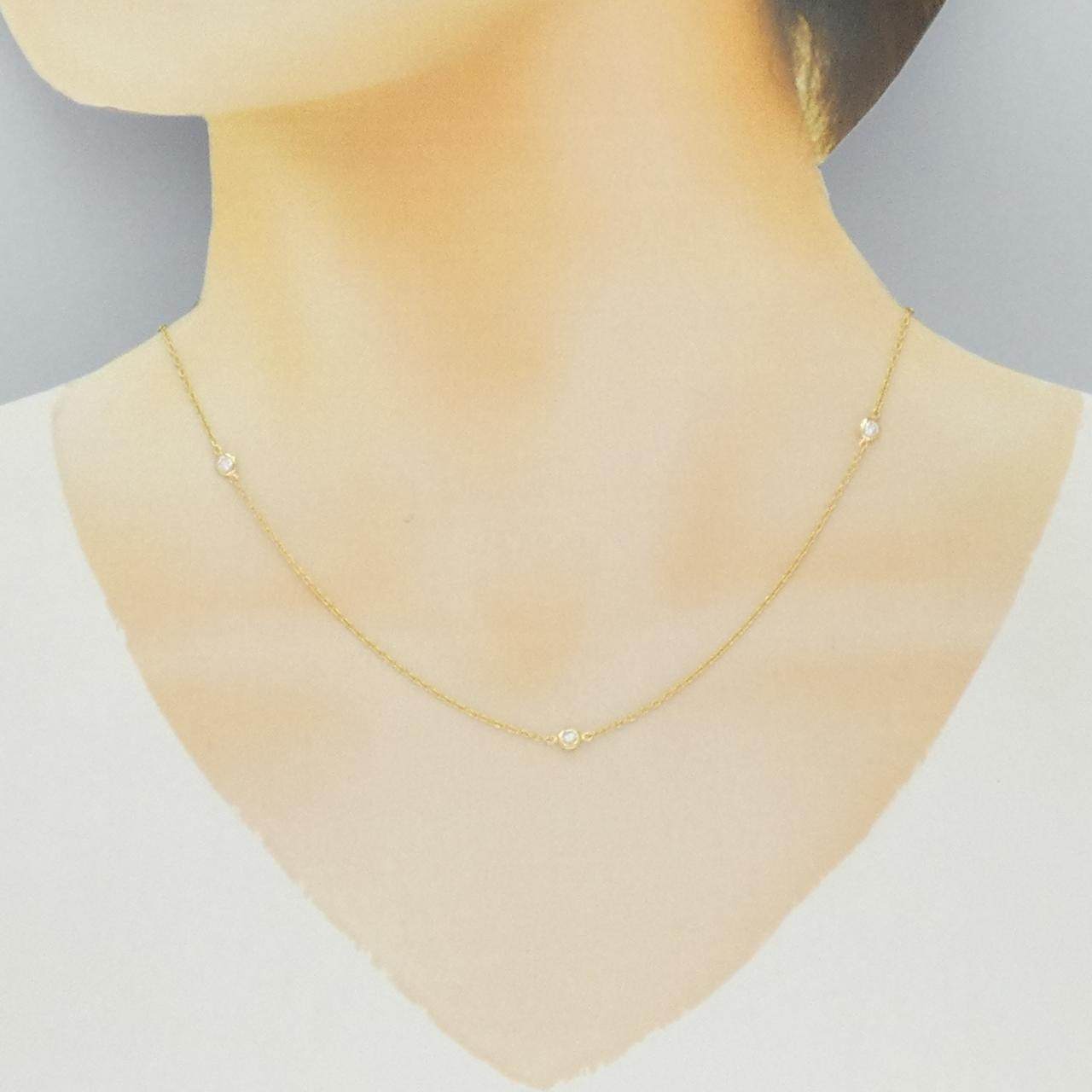 Au750ダイヤモンドネックレス