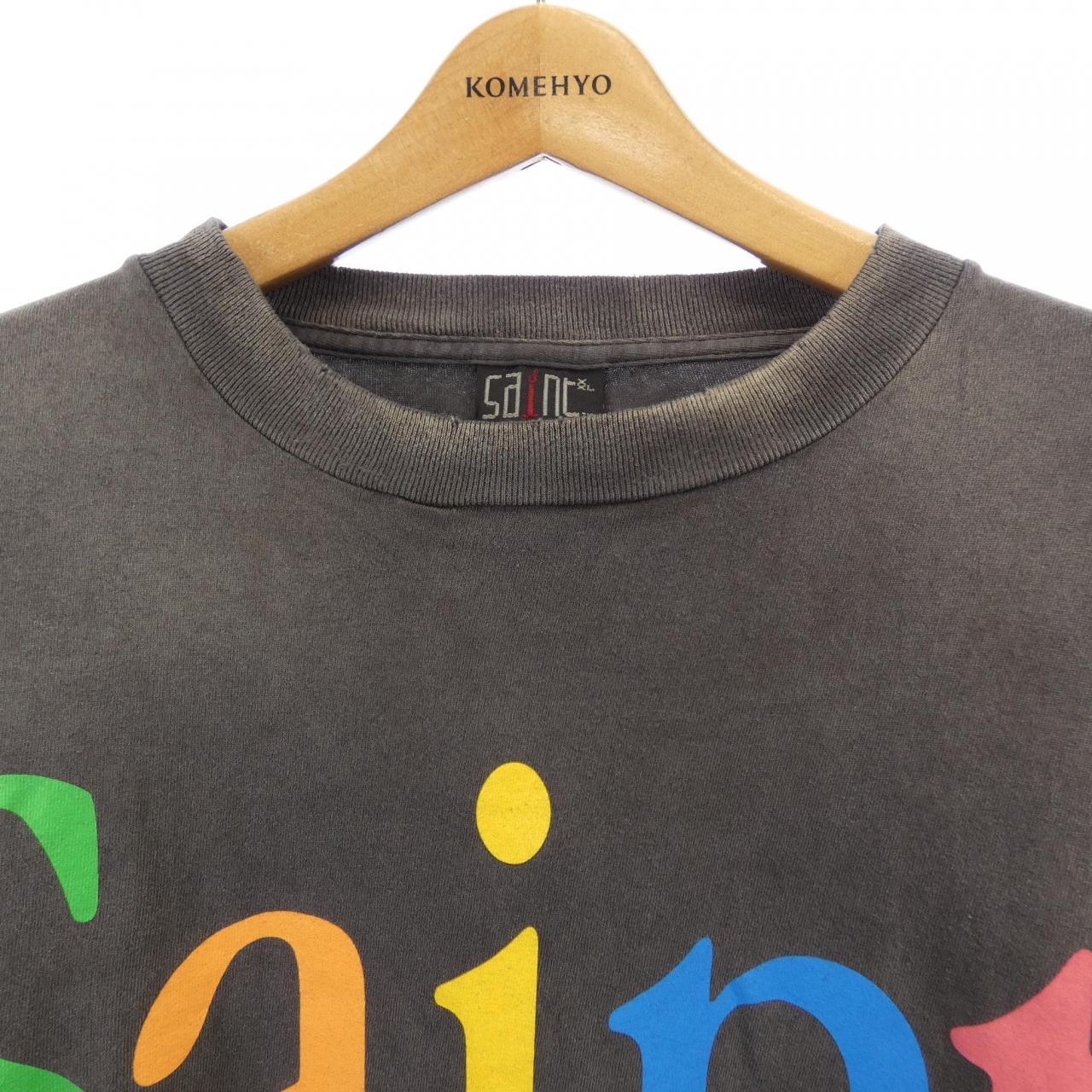 セントマイケル ヴィンテージ加工コットンTシャツ