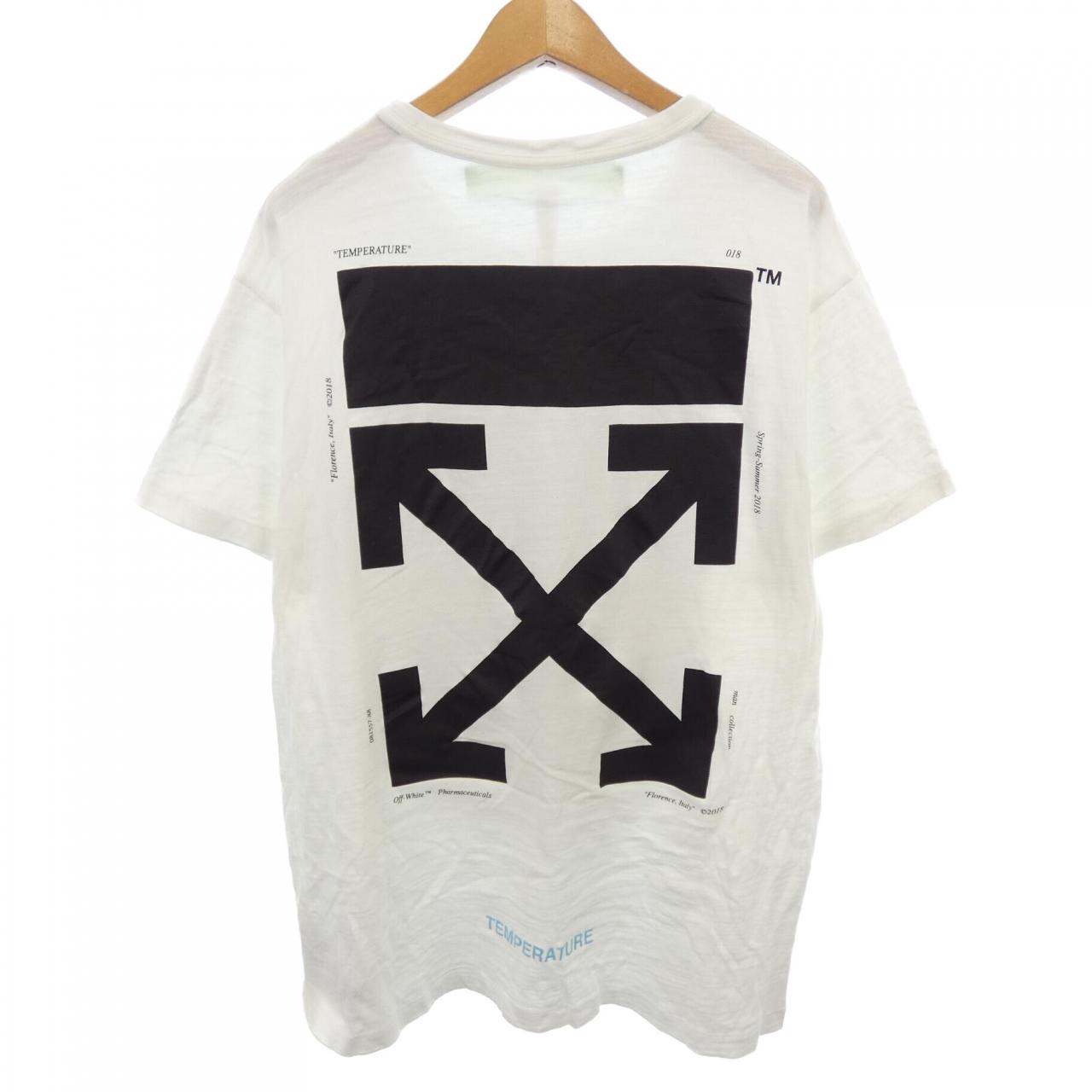 オフホワイト コットンTシャツ