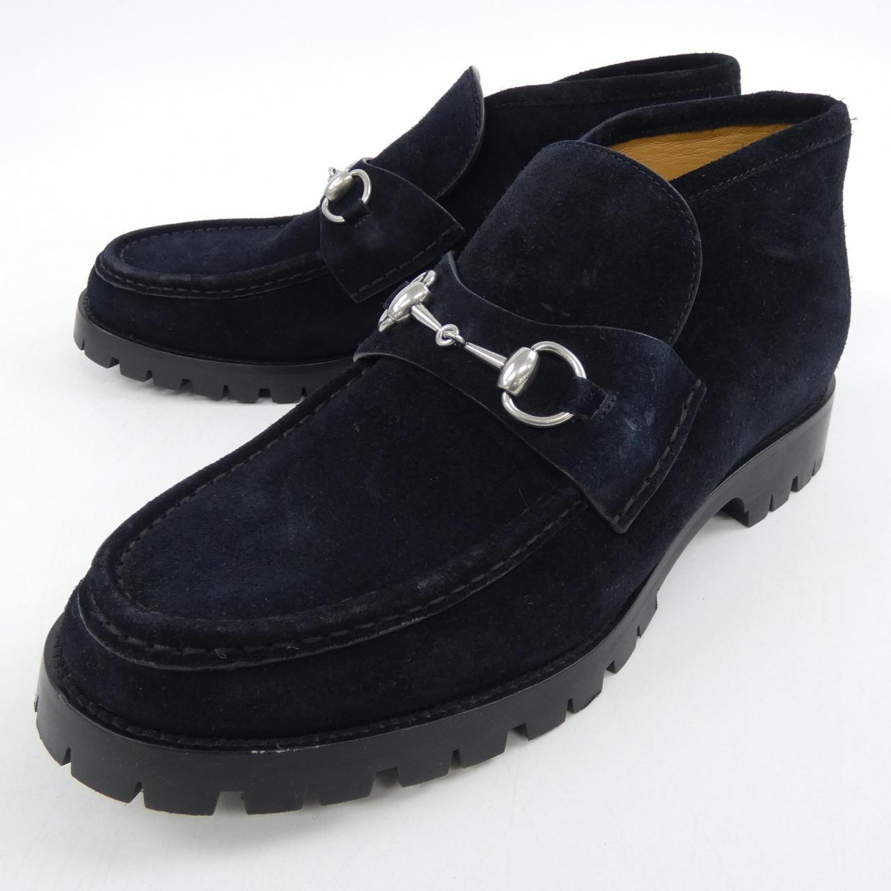 グッチ レザーシューズ
