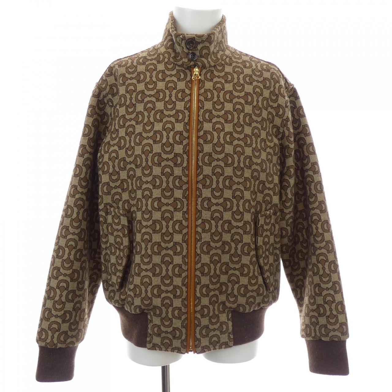 グッチ ホースビット ジャカード ウール ジャケット