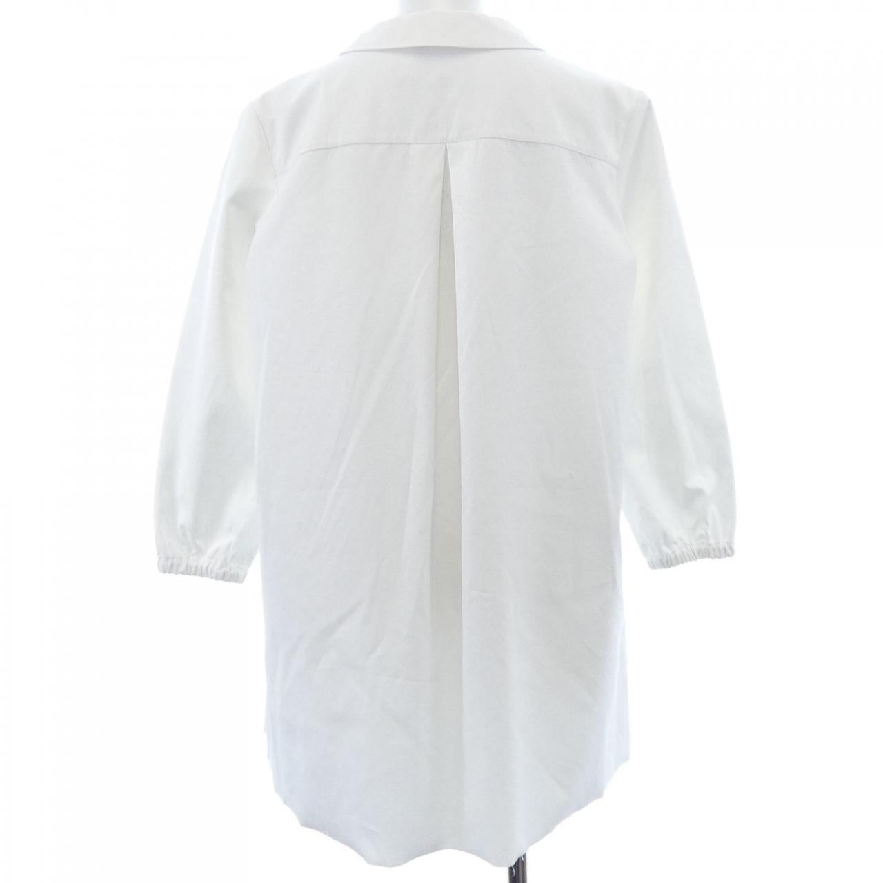 ミュウミュウ POPLIN AND JERSEY ワンピース